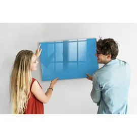 Tulup Magnettafel 90 x 60 cm Blau
