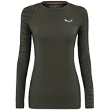 Salewa Cristallo Warm Langarm-baselayer Dark Olive L