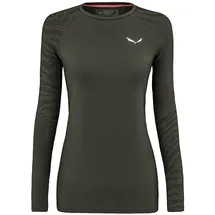 Salewa Cristallo Warm Langarm-baselayer Dark Olive L