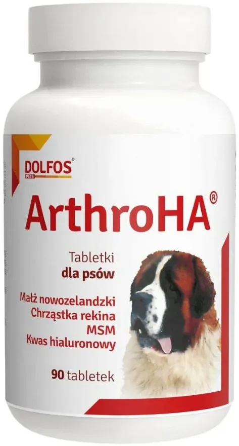 DOLFOS ArthroHA 90 Tabletten mit Hyaluronsäure für die Gelenke Ihres Hundes