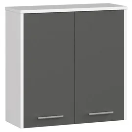 Akord Hängender Badezimmerschrank 60 x 60 x 22,5 cm Weiß
