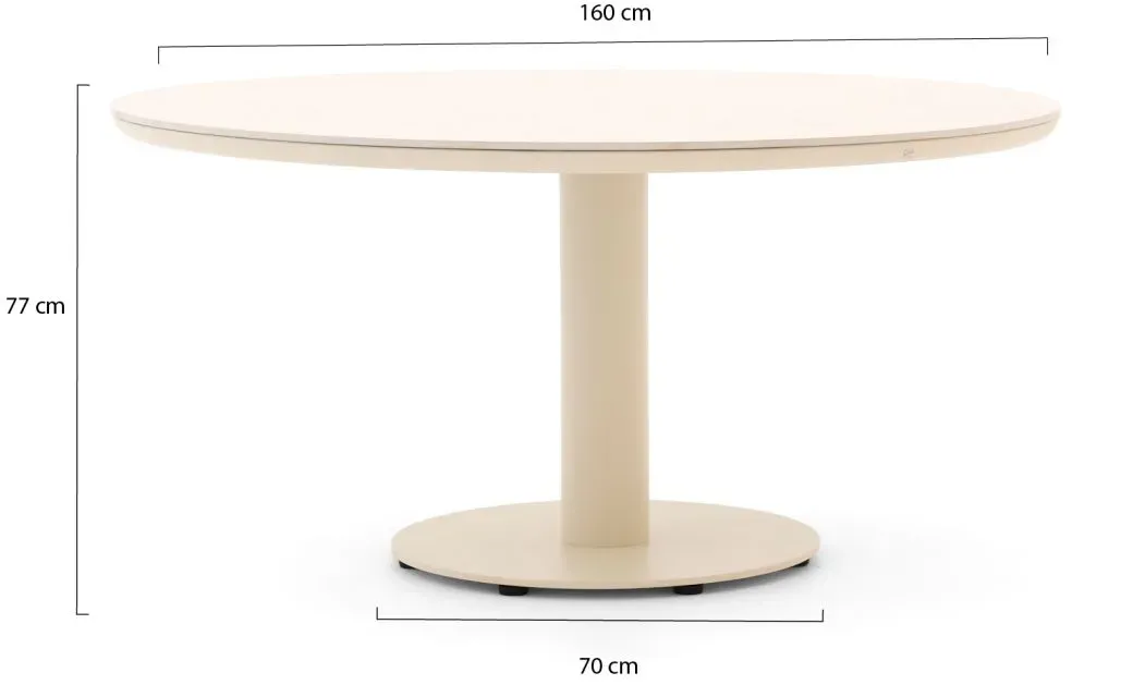 Apple Bee Melville Gartentisch ø 160 cm