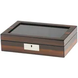 Rothenschild Uhrenbox RS-2386-10EB für 10 Uhren ebony