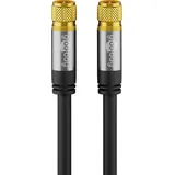 Wentronic Antennenanschlusskabel F 135 dB 3 m Schwarz
