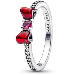 Pandora 193652C01 Damen-Silberring Disney Prinzessin Schneewittchen Schleife, 56/17,8