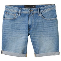 TOM TAILOR Regular Fit Jeansshorts im 5-Pocket-Design, Jeansblau, L