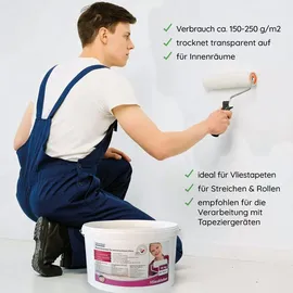 PRO[f]home Vlieskleber 16 kg Transparent/Weiß