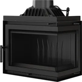 Kratki Rechter Kamin-Einsatz KRATKI SIMPLE 8kW Schließset - Schwarz
