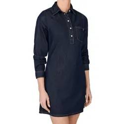 Pepe Jeans für Damen. PL953628BC3 Normales Kleid (S), Lässig, Baumwolle, Langarm, Marine