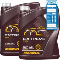 2x 5L Mannol Extreme 5W-40 Motoröl MN7915-5