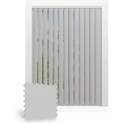 Lamellenstoren nach Maß, Eierschale 70204, 60 x 115 cm, Lamellenvorhang individuell maßangefertigt
