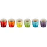 Le Creuset Becher 100 ml Regenbogen