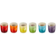 Le Creuset Becher 100 ml Regenbogen