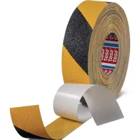 Tesa Antirutschklebeband extra stark 60954 schwarz/gelb L.18 m,B.50mm