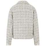 Cartoon Tweedblazer mit aufgesetzten Taschen in Weiß/Camel | Gr.: 44