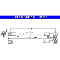 ATE Bremsschlauch 24.5176-0415.3