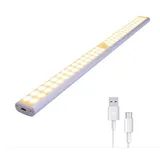 DTC GmbH Schrankleuchte Unterbauleuchte LED Schrankleuchte PIR-Bewegungssensor, LED-Nachtleuchten LED Unterbauleuchte 40CM 60LEDs