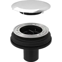 Geberit Duschwannenablauf d90 m. Ablaufdeckel hochglanz-verchromt