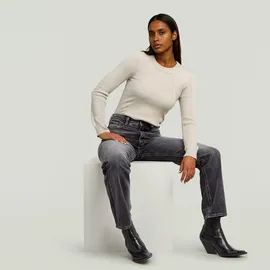 G-Star Iggie Straight Jeans faded scoria grey | Grau - Damen / 30-28