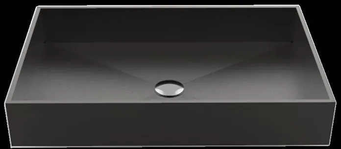 Glassdesign KOKO.2 Aufsatzwaschtisch VetroFreddo mit AntiScratch - Pudermatt