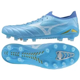 Mizuno Morelia Neo IV Beta Elite FG Herren Blau/Weiß/Gold 43