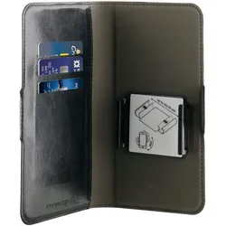 Universal Book Case Geldbörsenhülle für Universal  (Schwarz)