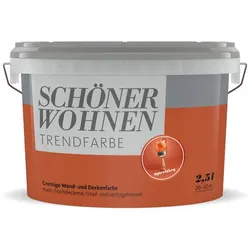 SCHÖNER WOHNEN FARBE Dispersionsfarbe »Trendfarbe«, Aperitivo, matt, 2,5 l - rot
