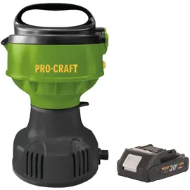PROCRAFT Akku Schwimmpumpe CPN22bb 20 V 3200 l/h + 1x Akku 2,0 Ah ohne Ladegerät