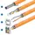 deleyCON 24 Port Patchpanel Set Patchfeld Modular 1 HE 19" Zoll Rackeinbau + 24x RJ45 Keystone Module CAT6a Kompatibel mit CAT5 CAT6 CAT7 LAN Netzw...