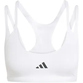 adidas Optime Workout Strappy Light Support Bra White M