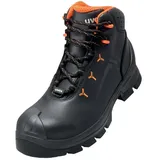 Uvex 2 MACSOLE® 6523245 ESD Sicherheitsstiefel S3 HI HRO SRC Weite 11 (S3, 45 Schwarz, Orange 1 Paar