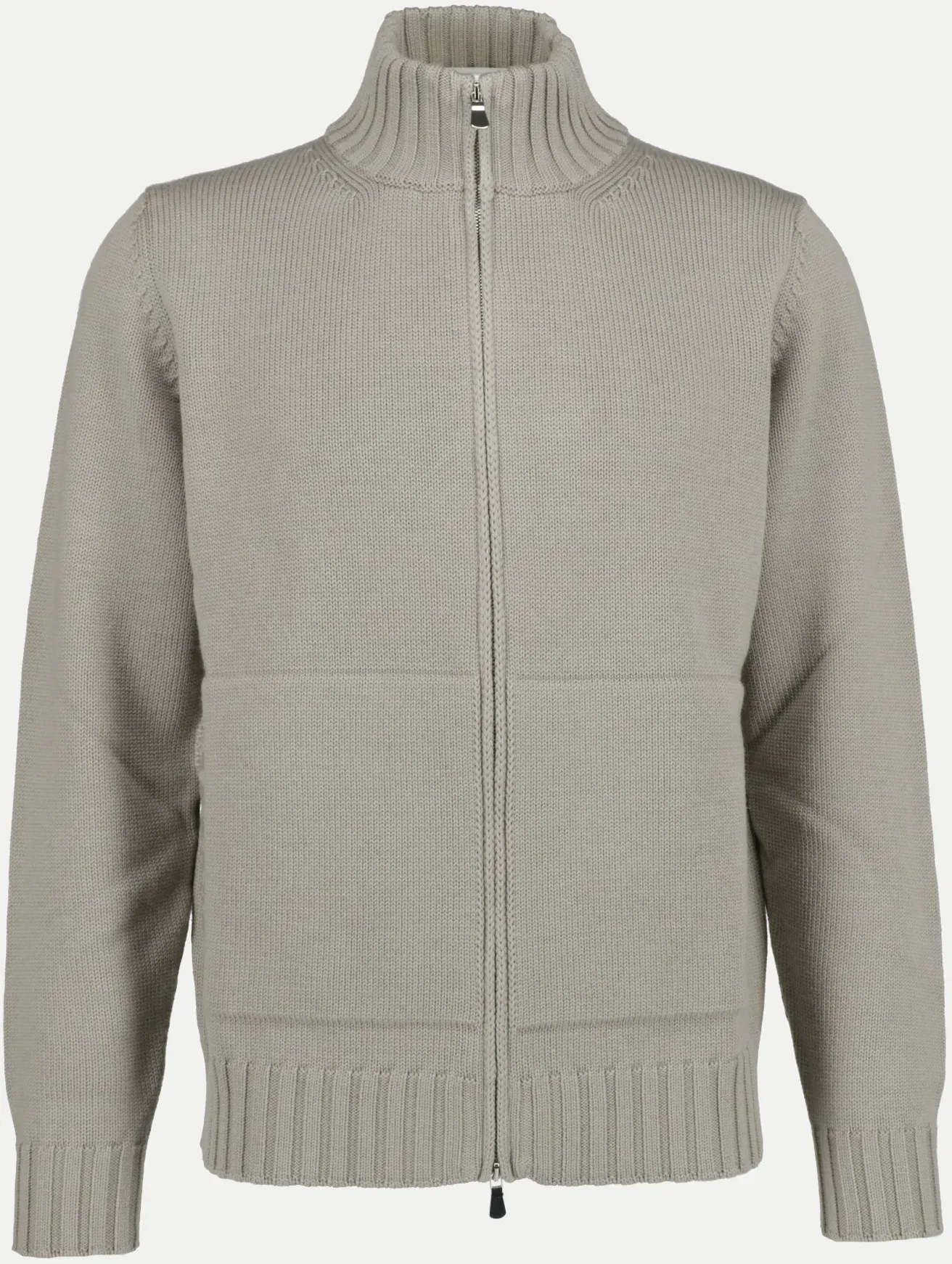 Strickjacke mit Zip Beige 56