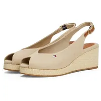 Tommy Hilfiger Flag Mid Wedge Espad Slin FW0FW08595ACC (39/horseradish)