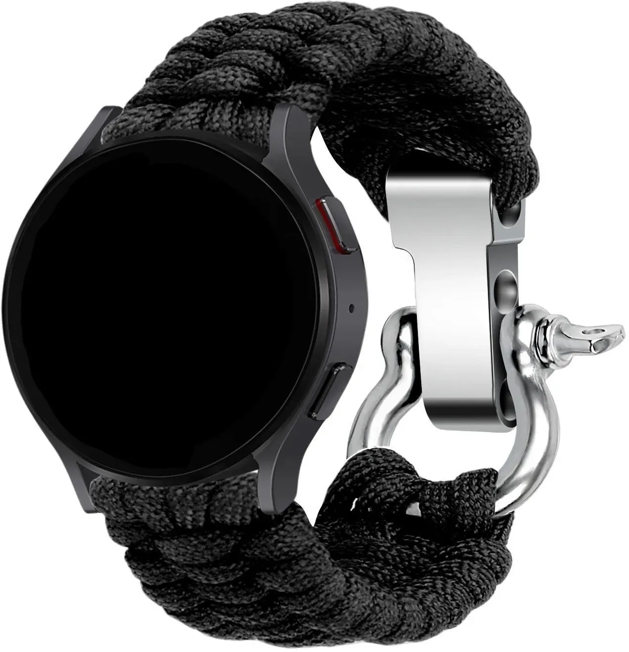 Strap-it Realme Watch 2 (Pro) Armband Nylon für Realme Watch 2  - Schwarz