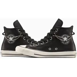 Converse Chuck Taylor All Star High Damen Schwarz/Silber 39,5