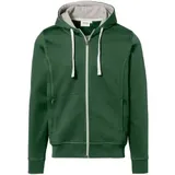 Hakro HAKRO® Kapuzenjacke Bonded tanne/silber, XL