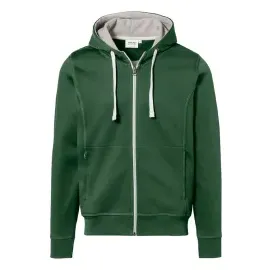 Hakro HAKRO® Kapuzenjacke Bonded tanne/silber, XL