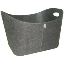 ADURO Holzkorb Baseline Filz 55 x 45 x 30 cm Grau