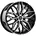 7 5 x 19 5 x 114 3 ET50 MB67 1 Schwarz Poliert
