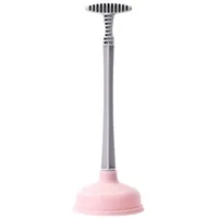 FGUUTYM Rohrbeutel mit, Pümpel mit einzigartigem, Pümpel für Badezimmer mit, Toiletten-Pümpel für hohe Beanspruchung (1 Stück) Kalkentfernungs-Sprühreiniger (Pink, One Size)