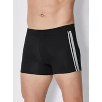 SCHIESSER 95/5 Shorts streifen schwarz S 3er Pack