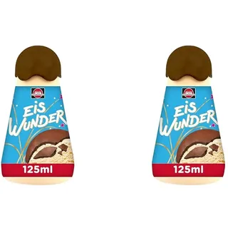 Schwartau Eiswunder Schokolade Eisglasur, knackige Schoko-Eiskruste, 125 ml Flasche (Packung mit 2)