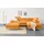 Cotta Ecksofa Kunstleder 2-Sitzer Orange