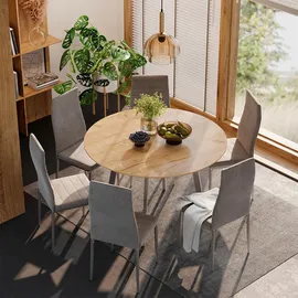 Vicco Halvar Ø 120 cm grau