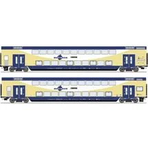 Roco 6200106 H0 2er-Set Doppelstockwagen metronom 2er Set: 2. Klasse DBpza