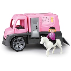 Lena® Spielzeug-Transporter Truxx, Pferdetransporter, Made in Europe rosa