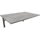 mikon 60x40 Wandtisch Wandklapptisch Küchentisch Schreibtisch Esstisch | Beton