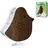 NORTHPOINT Naturgeräusche Box Vogel Sound Box Echtholz Bewegungsmelder Sound Sensor Timer USB-C (Nussholz)