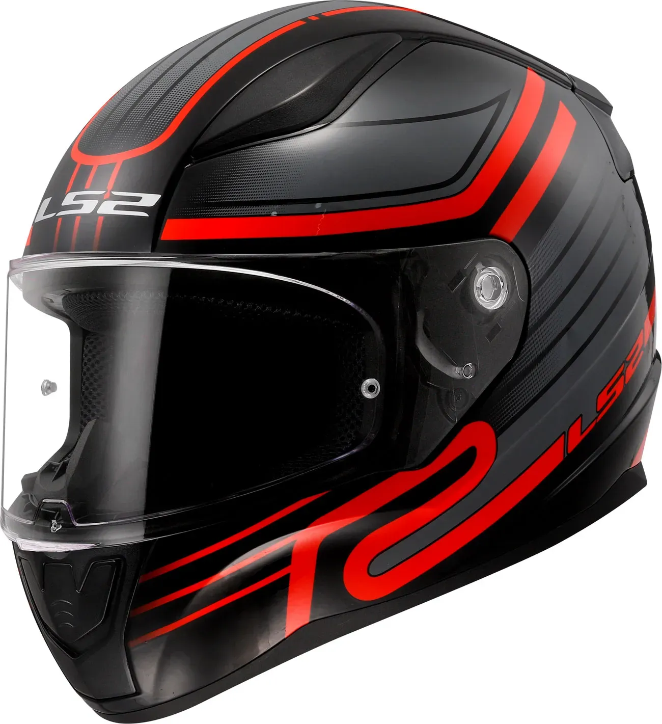 LS2 FF353 Rapid II Circuit, casque intégral - Noir/Rouge/Gris - XS