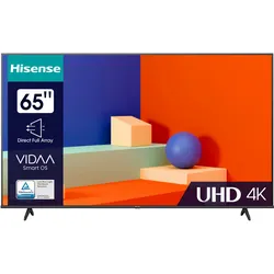 Hisense 65A6K, 65 Zoll, 4K Smart TV, Dolby Audio, HDR 10, Triple Tuner